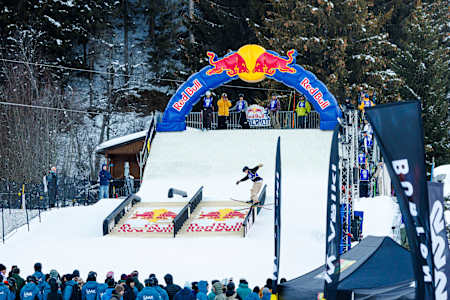 Competidor en el Red Bull Rail Riot.
