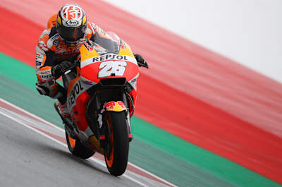 Dani Pedrosa on his Repsol Honda at the Red Bull Ring for the 2018 Austrian MotoGP.