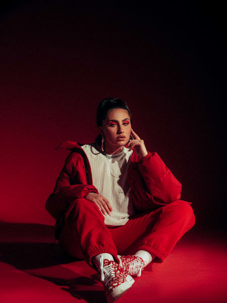 Die Rap-Newcomerin hat „Feuer“