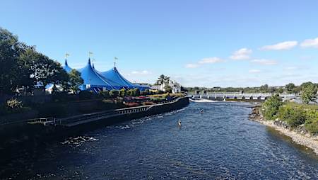 A view from the Salmon Weir Bridge