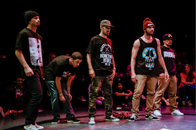 Nasty Ray, El Nino, Kebbz, Kid David, and RoxRite battling, May 2013