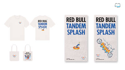 Red Bull Tandem Splash merch