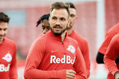 A photograph of FC Red Bull Salzburg captain Andreas Ulmer