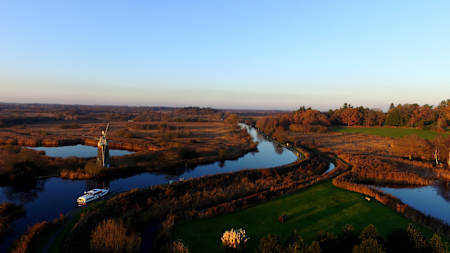 Photograph of Norfolk Broads from around How Hill, Lundham