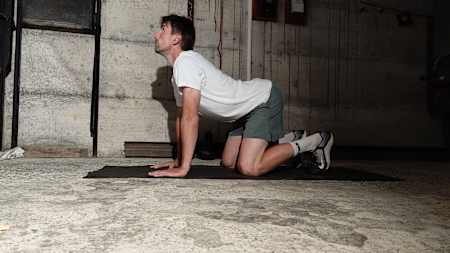 Ensure your wrists are under your shoulders