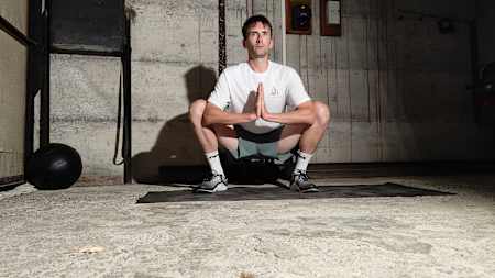 This is an amazing stretch for the upper back and posterior chain, the glutes and the muscles on the inside of the thighs. 