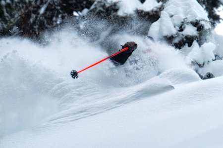 Todd Ligare going deep in Jackson Hole for TGR's Winterland movie.