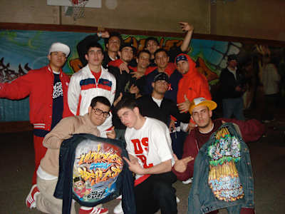 Alguns dos primeiros membros da Squadron Crew em foto de 2007