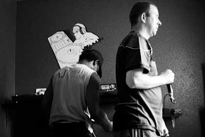 DJ and MC at a pirate radio station