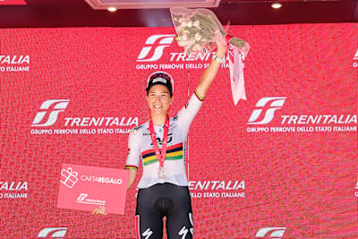 Kim Le Court (MRI) of AG Insurance - Soudal Team wins the last stage of the Giro díItalia Women 2024