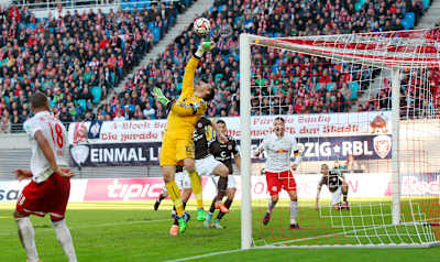 Match between RB Leipzig and FC Sankt Pauli in Leipzig in November 2014