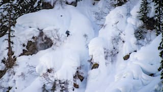 Travis Rice competes at Natural Selection Tour Revelstoke 2023.