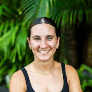 Simone Leathead of Canada during the first stop of the Red Bull Cliff Diving World Series in Bali, Indonesia on May 21, 2026.