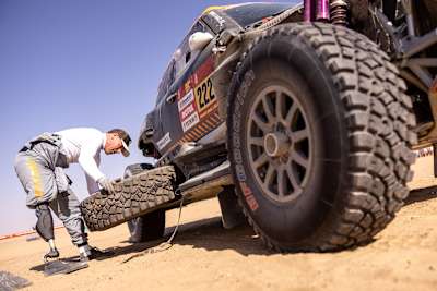 Mathieu Baumel während der 9. Etappe der Dakar 2026 am 13. Januar 2026 zwischen Wadi ad-Dawasir und Bivouac Refuge, Saudi-Arabien.