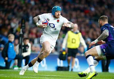 Jack in action during the 2019 England vs. Scotland Six Nations match