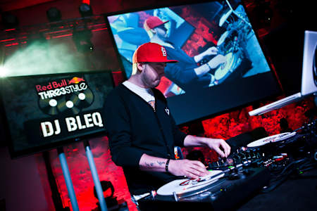 DJ Bleq podczas zawodów Red Bull Thre3Style