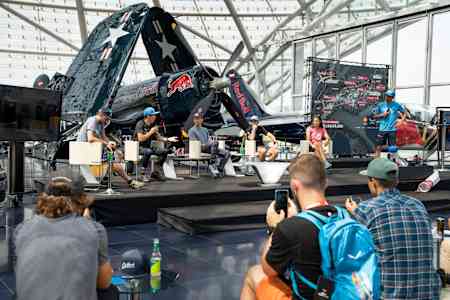 Red Bull X-Alps press conference at Hangar 7 in Salzburg, Austria