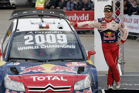 Sébastien Loeb, Citroën C4 WRC, Rally de Gran Bretaña de 2009.