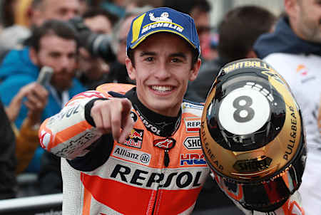 Marc Marquez poses for a portrait during MotoGP World Championship 2019 in Valencia, Spain on November 17, 2019 