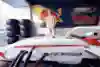 Oliver Goethe in the garage of Campos racing in Macau 2023