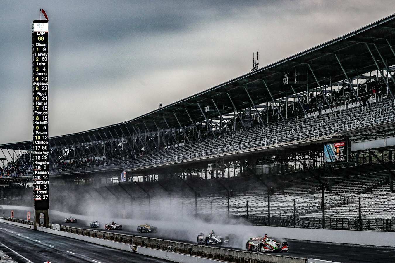 The IndyCar series at the Indy Grand Prix on May 10, 2019 