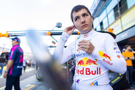 Enzo Fittipaldi during round three of the FIA Formula 2 Championship at Albert Park Street Circuit in Australia on April 1, 2023.