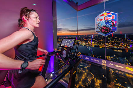 Participant at Red Bull 24 hours running for 24 hours in Karlatornet, Göteborg, Sweden on the 8-9th of March 2025.