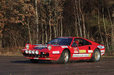 Ferrari 308 GTB Rally de Antonio Zanini, Osona 1984, Subastado por RM Sotheby's.