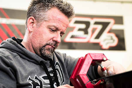 Dax Wanless, glavni tehnik Peter Podlunšek Racing