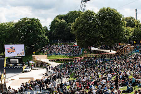 Les meilleurs skaters du monde s'affronteront sur le parcours unique du Red Bull Roller Coaster 2019 à Munich.