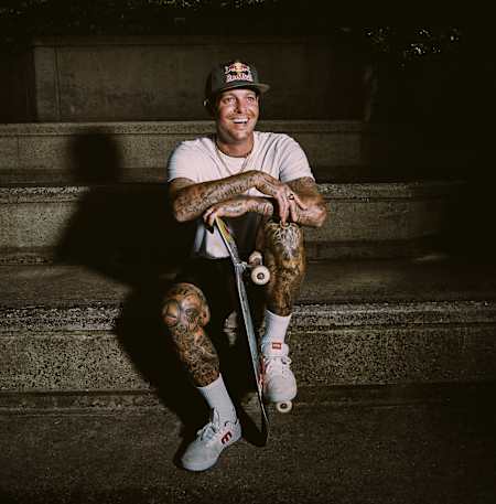 Ryan Sheckler poses for a portrait in Durham, NC