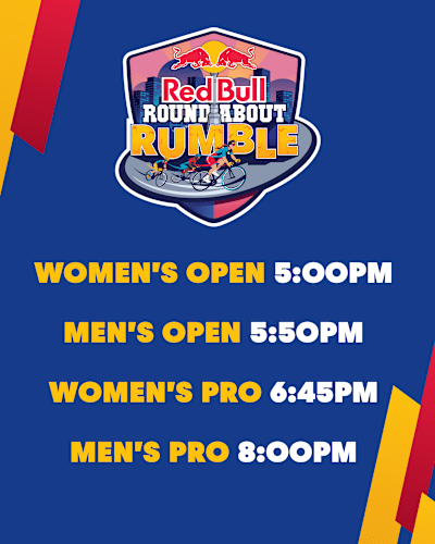 Red Bull Roundabout Rumble schedule