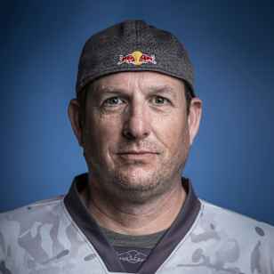 Luke Aikins poses for a portrait at the 2021 Training Camp in Los Alamos, California, USA on April 5, 2021.