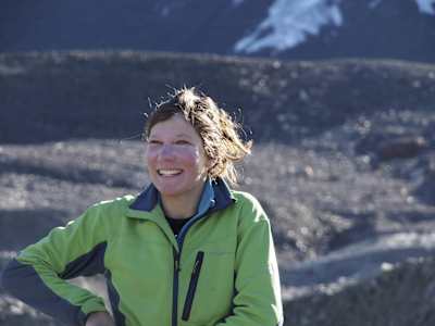 Sarah McNair-Landry en Groenlandia.