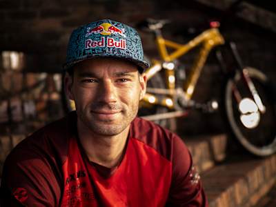 Tomas Slavik poses for a portrait at Red Bull Monserrate Cerro Abajo 2020 in Bogotá, Colombia on February 22, 2020.