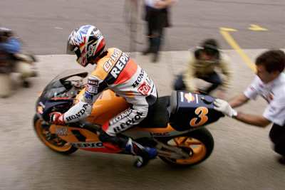 Crivi, a piunto de entrar a pista