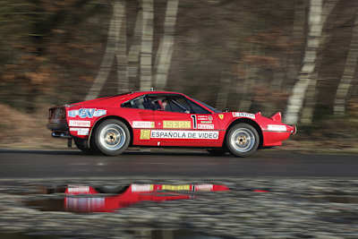Ferrari 308 GTB Rally de Antonio Zanini, Osona 1984, Subastado por RM Sotheby's.