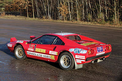 Ferrari 308 GTB Rally de Antonio Zanini, Osona 1984, Subastado por RM Sotheby's.