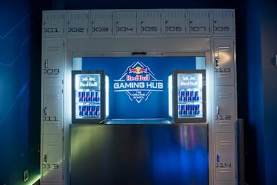 Red Bull Gaming Hub Fridges