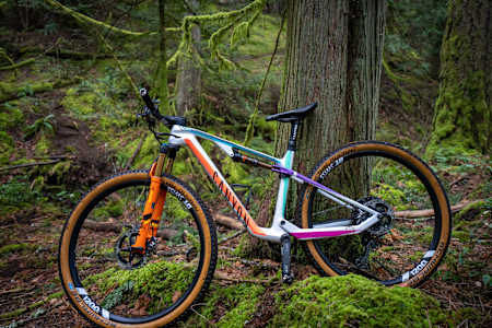 Das Canyon Mountainbike der kanadischen Athletin Emily Batty.
