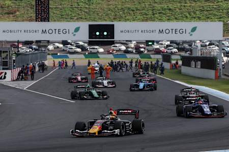 Akcija Super Formule na stazi Motegi 