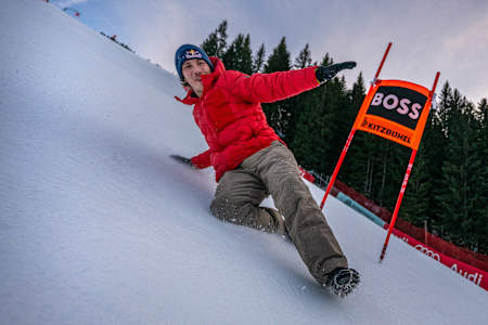 One Hell of a Slide auf der Streif