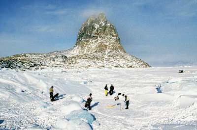 Uummannaq, Greenland, is home to the World Ice Golf Championship