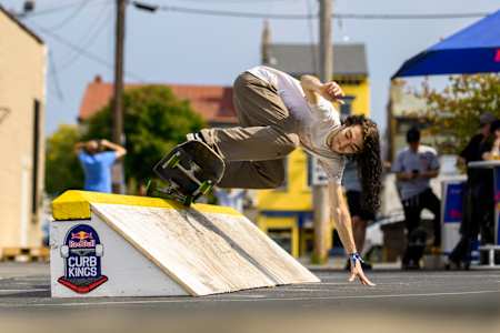 Ein Teilnehmer von Red Bull Curb Kings. 