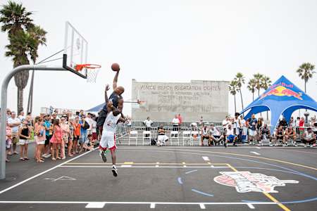 Red Bull King of The Rock qualifier at the Venice Beach basketball courts