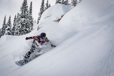 Robin Van Gyn at Natural Selection test event course in Jackson Hole, WY