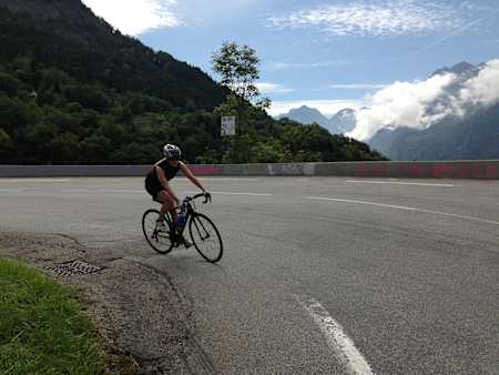 Емі Рассел в Альпах