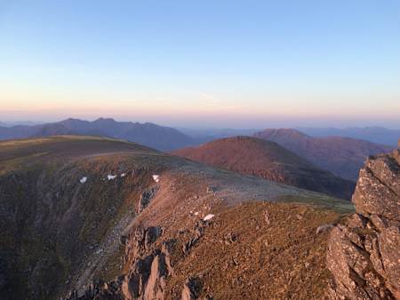 Deep in the heart of the Fisherfield Forest, this summit is a remote climb
