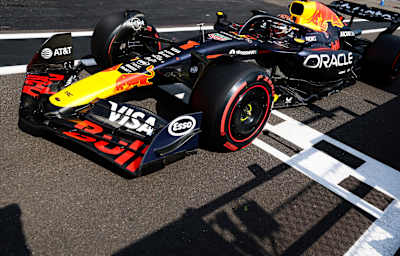 Max Verstappen driving the Oracle Red Bull Racing RB21 on track during qualifying ahead of the F1 Grand Prix of Belgium at Circuit de Spa-Francorchamps on July 26, 2025 in Spa, Belgium.