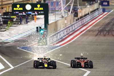 Max Verstappen of Oracle Red Bull Racing at the Bahrain Grand Prix on March 20, 2022.